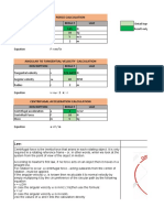 Centrifugal Force Calculation Description Result Unit 125: Graphical Illustration