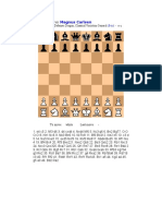 Thor Christenson Magnus Carlsen: Det Åpne NM 2000 Sicilian Defense: Dragon. Classical Variation General 0-1