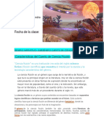 Teoría Género Narrativo - Subgénero Cuento de Ciencia Ficción PDF