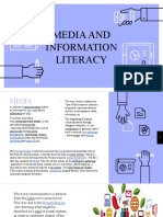 Media and Information Literacy