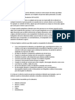 Respuestas Manipulación de Alimentos