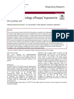 The Pathophysiology of Happy' Hypoxemia in COVID-19: Review Open Access