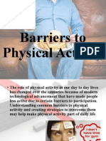 Barriers To Physical Activity