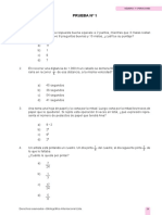 Ensayo Matemática 8° Básico