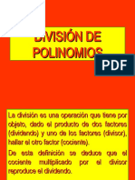 División de Polinomios