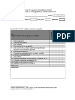 Formato de Evaluación de Habilidades Clínicas