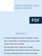 Home Appliances Control With Time Delay Switch