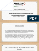 Actividad Integradora. Funciones de La Potestad Tributaria Del Estado