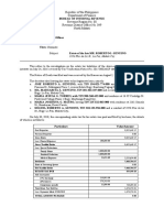 Republic of The Philippines Department of Finance Revenue Region No. 08 Revenue District Office No. 049 North Makati