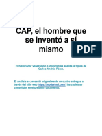 Cap El Hombre Que Se Inventó A Sí Mismo.