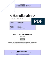 Tutoriel Handbrake