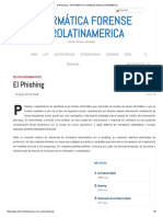 El Phishing - INFORMÁTICA FORENSE EUROLATINAMERICA