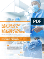 Bachelor of Medicine & Bachelor of Surgery (MBBS)