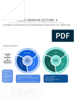 Allied Seminar Lecture-4: Complex Architecture and Engineering Construction - Mr. Nabin Roy