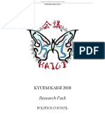 Research Pack: Kyuem Kaigi 2018