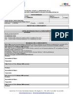 Informe Lenguaje Primera Semana