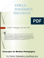 Modelo Pedagogico Segundo Ciclo Nivel Primario Jephte Lamy