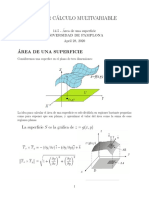 Àrea de Una Superficie