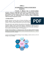 Unit-1 Overview of Different Types of Decision Making. Syllabus