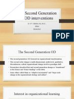 The Second Generation of OD Interventions