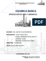 Informe Produccionn de Urea y Amoniaco