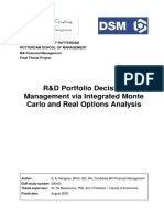 R and D Portfolio Decision