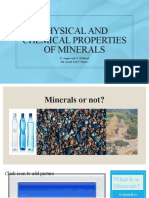 Physical and Chemical Properties of Minerals