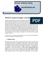 PESTLE Analysis Example of Australia