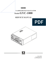 Model Service Manual: Green Laser Photocoagulator