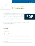 Gartner IT Strategy Template CIO Desk Reference Chapter 7, Updated Q4 2011