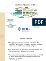 Database Analysis-Unit-1I: Course Name: Faculty Name