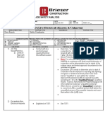 EXCAVATION BY HAND (Live Electrical) (Known & Unknown) : Job Safety Analysis