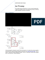 Portable Guitar Preamp