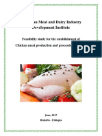 Feasibility Study For The Establishment of Chicken Meat Production and Processing Industry PDF