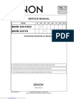 Service Manual: AVR-2313CI AVR-2313