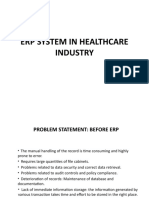 Erp in Healthcare Industry