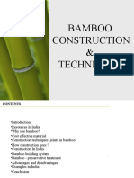 Bamboo Construction & Techniques