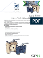 Dual Filter: 20mm (/ ") - 200mm (8") Model OW