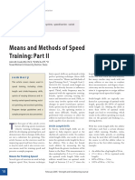 Means and Methods of Speed Training Part II, Cissik, John (2005) PDF