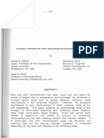 Flexural Strength of Joint Reinforced Block Masonry Walls