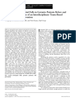 Incidence of In-Hospital Falls in Geriatric Patients Before and After The Introduction of An Interdisciplinary Team-Based Fall-Prevention Intervention