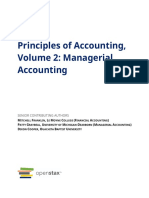 Principles of Accounting, Volume 2: Managerial Accounting: Senior Contributing Authors