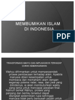 Membumikan Islam Di Indonesi