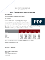 Errata To Annual Report 2018 - Financial Statements 2018