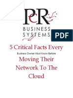 5 Critical Facts You Must Know Before Moving Your Computer Network To The Cloud 1