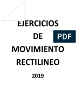 Movimiento Rectilineo 2019 - 2