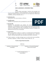 Formato SS-05 Informe Final