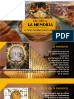 Unidad V La Memoria