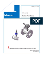 Instruction Manual: Turbine Flow Sensor