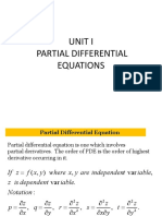 Unit I Partial Differential Equations